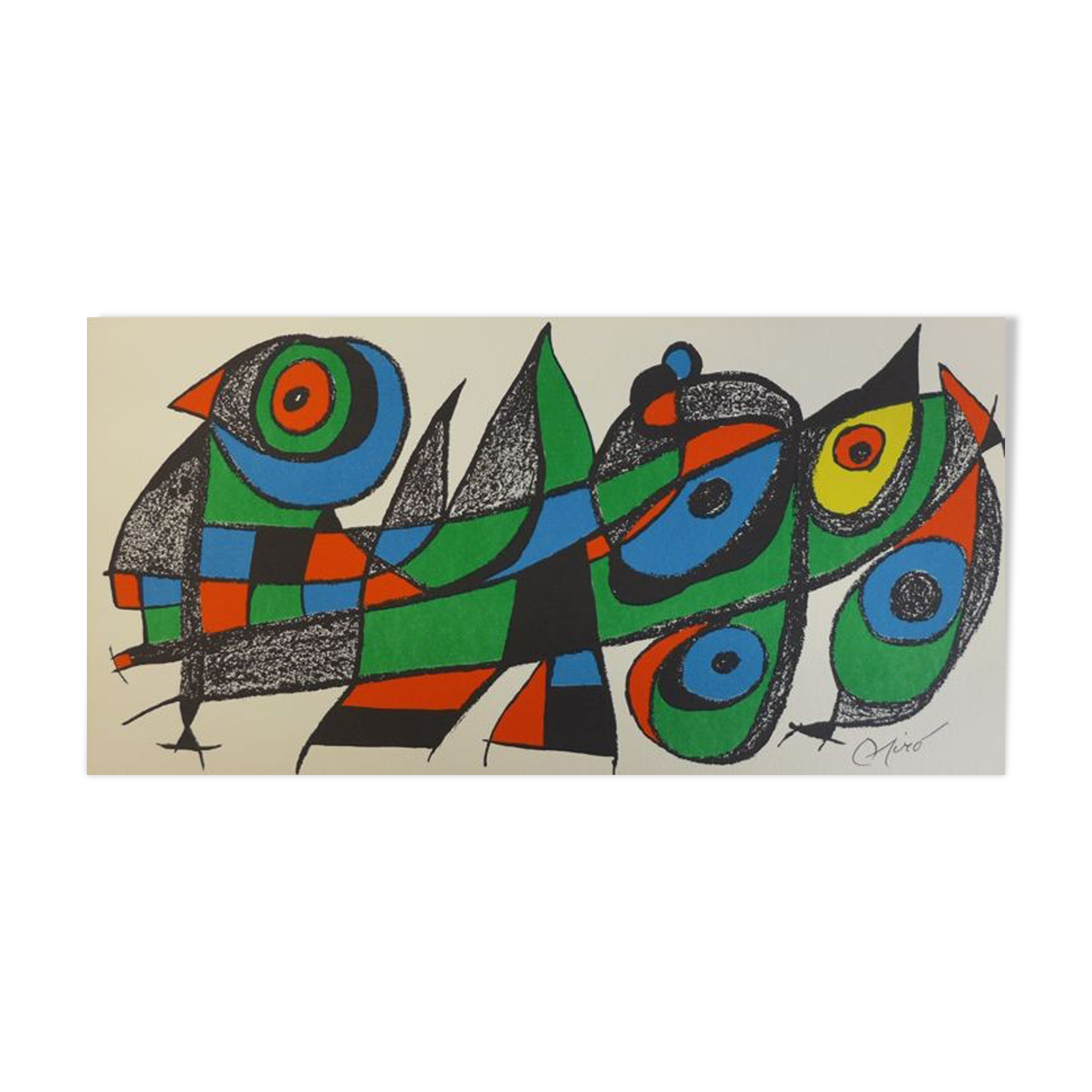 Joan Miro, Miro sculptor, Japan, 1975. Original lithograph