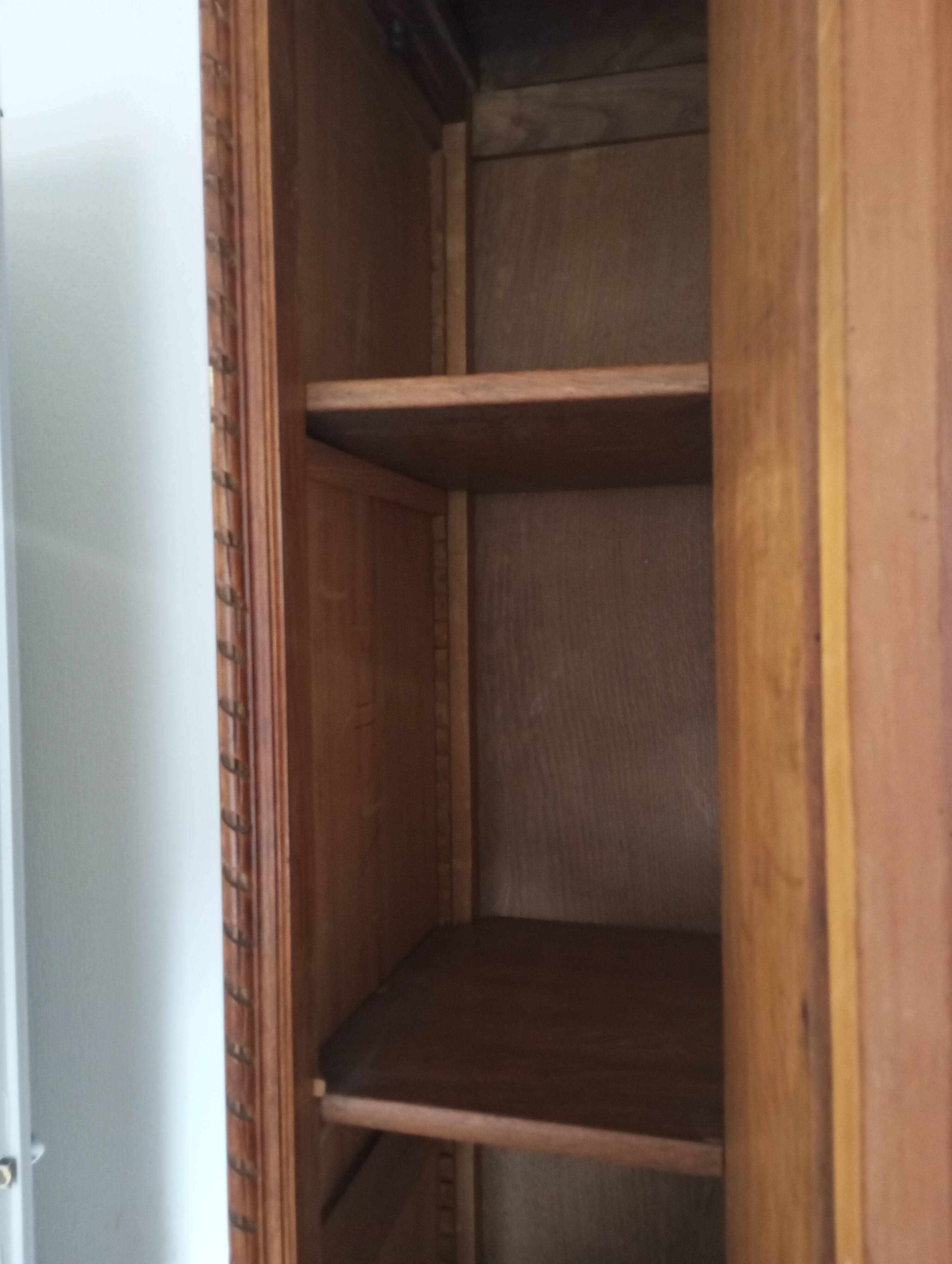 Old and large 3-door wardrobe