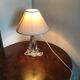 Crystal foot bedside lamp