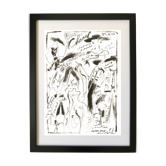 Dessin de karl lagerfeld pour chanel
