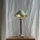 Vintage green and gold table lamp H60 D30