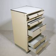 Cabinet dentaire en métal par Baisch, années 1950