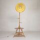 Bamboo floor lamp, 1950s