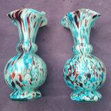 Paire de vases modèle Pervenche  Legras