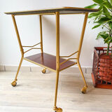 Desserte vintage années 60 en formica relookée
