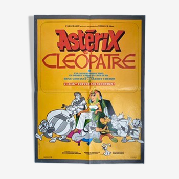 Affiche de cinéma originale Astérix et Cleopatre année 1968