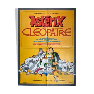 Affiche de cinéma originale Astérix et Cleopatre année 1968