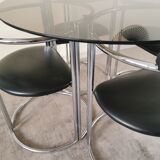 Bauhaus-style dining set from the 70s