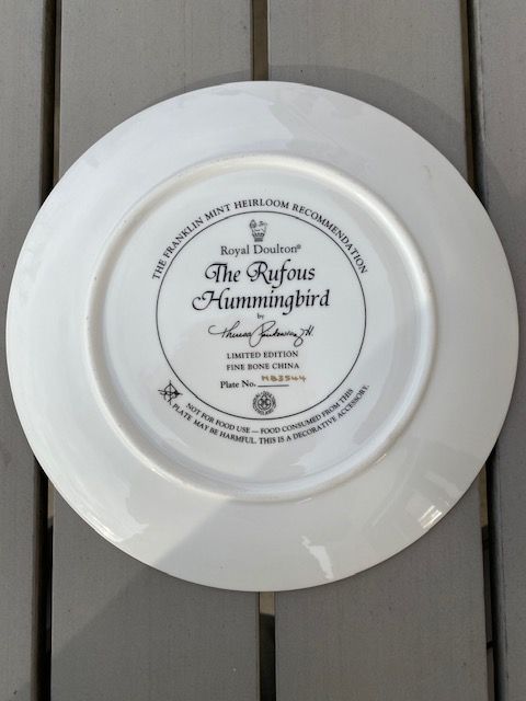 6 Theresa Politowicz Porcelain Plates - Royal Doulton