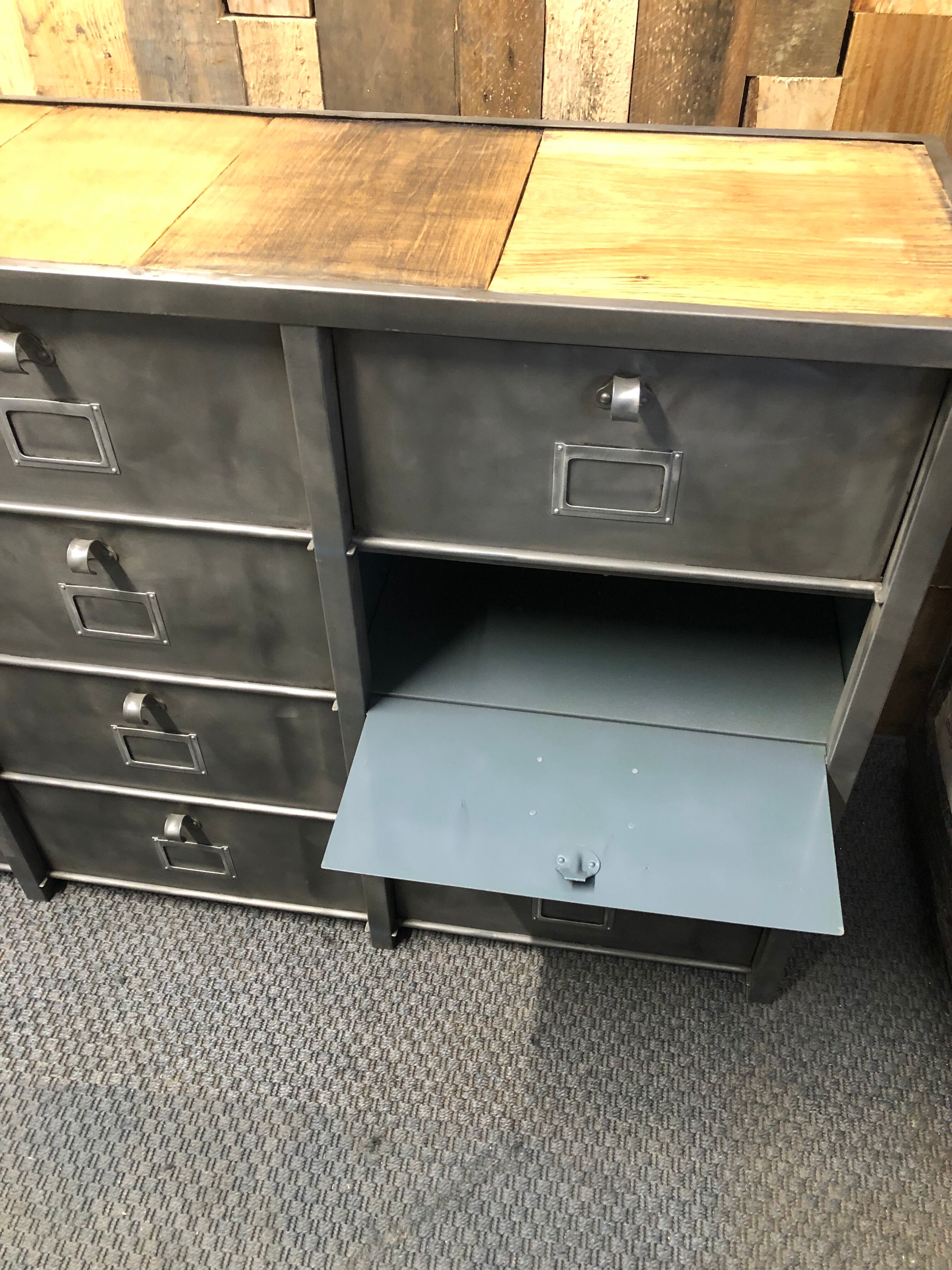 Valve cabinet industrial shoes 12 valves STRAFOR metal wood