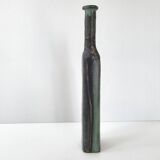 VINTAGE BOTTLE VASE STONEWARE CERAMIC 1960 SIGNED DLG LA BORNE 60S 1960S