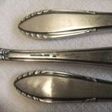 Small silver metal spoons RENEKA filet cutlery service goldsmithing