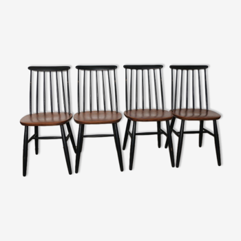 4 chairs fanette by Ilmari Tapiovaara