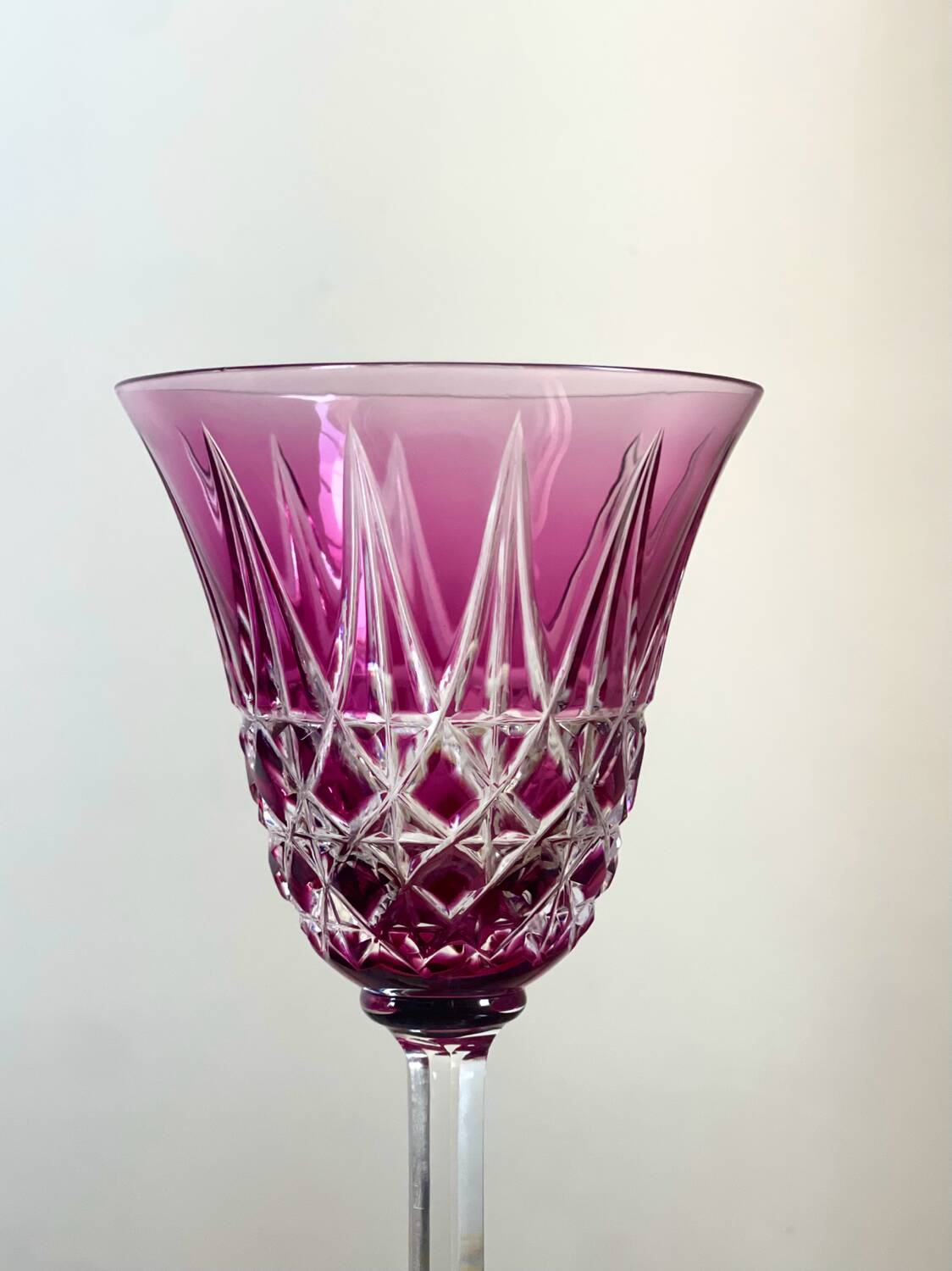 Saint-Louis crystal glass.
