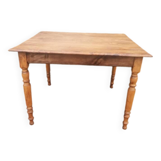 Table de ferme ancienne en bois/ table à manger/ table de cuisine/ table vintage/ table en bois mass