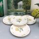 Flat plates stamped saline France