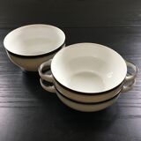 Set 3 two-tone bowls