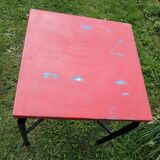 Iron bistro table