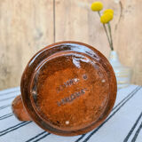 Rust ceramic jug Sonac Dahomey