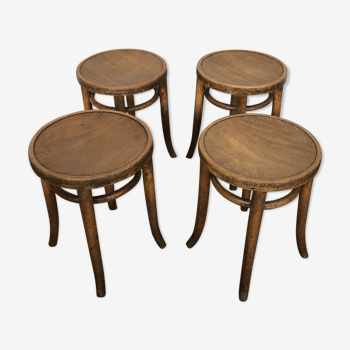 Set of 4 stools Thonet