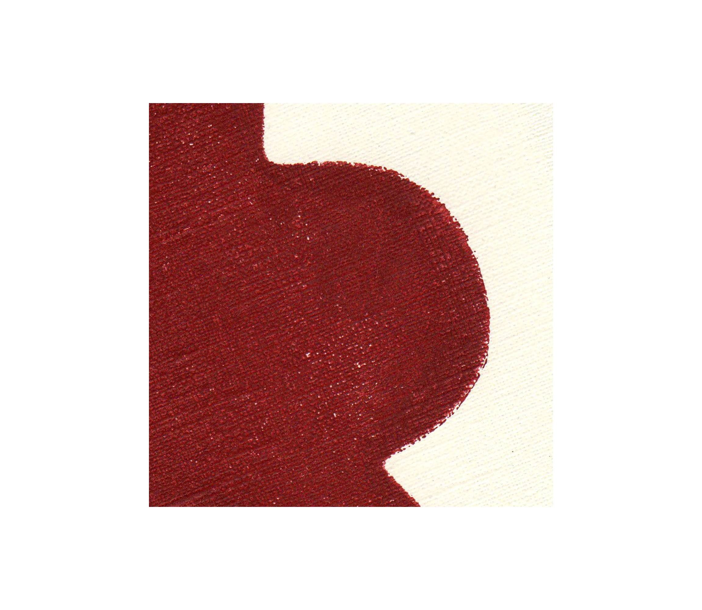 Abstract painting - Clio - dark terracotta - signed Eawy