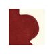 Abstract painting - Clio - dark terracotta - signed Eawy