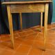 Side table in natural oak wood 85 x 58 cm