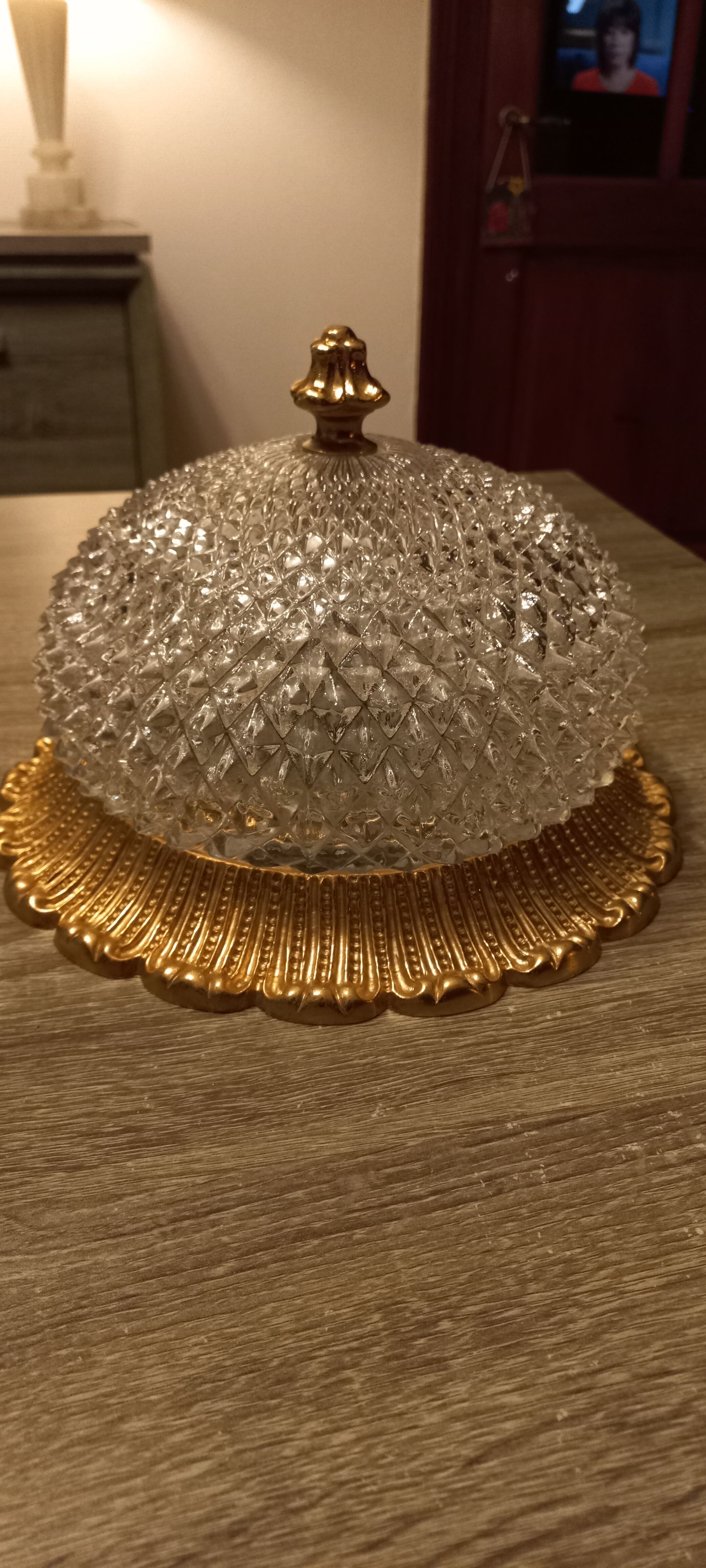 Hollywood Regency ceiling lamp by Limburg 1960s