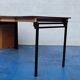 Table pliante escamotable vintage