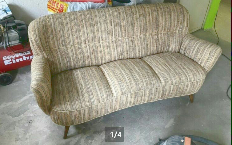 50's organic armchair