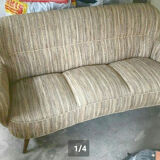 50's organic armchair