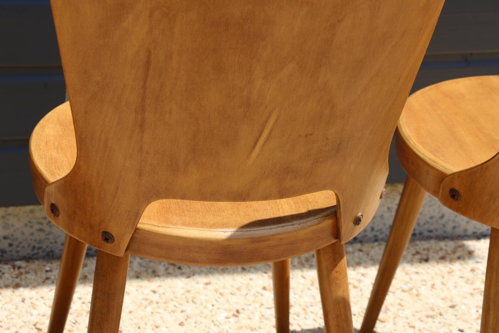 5 chaises baumann « dove »
