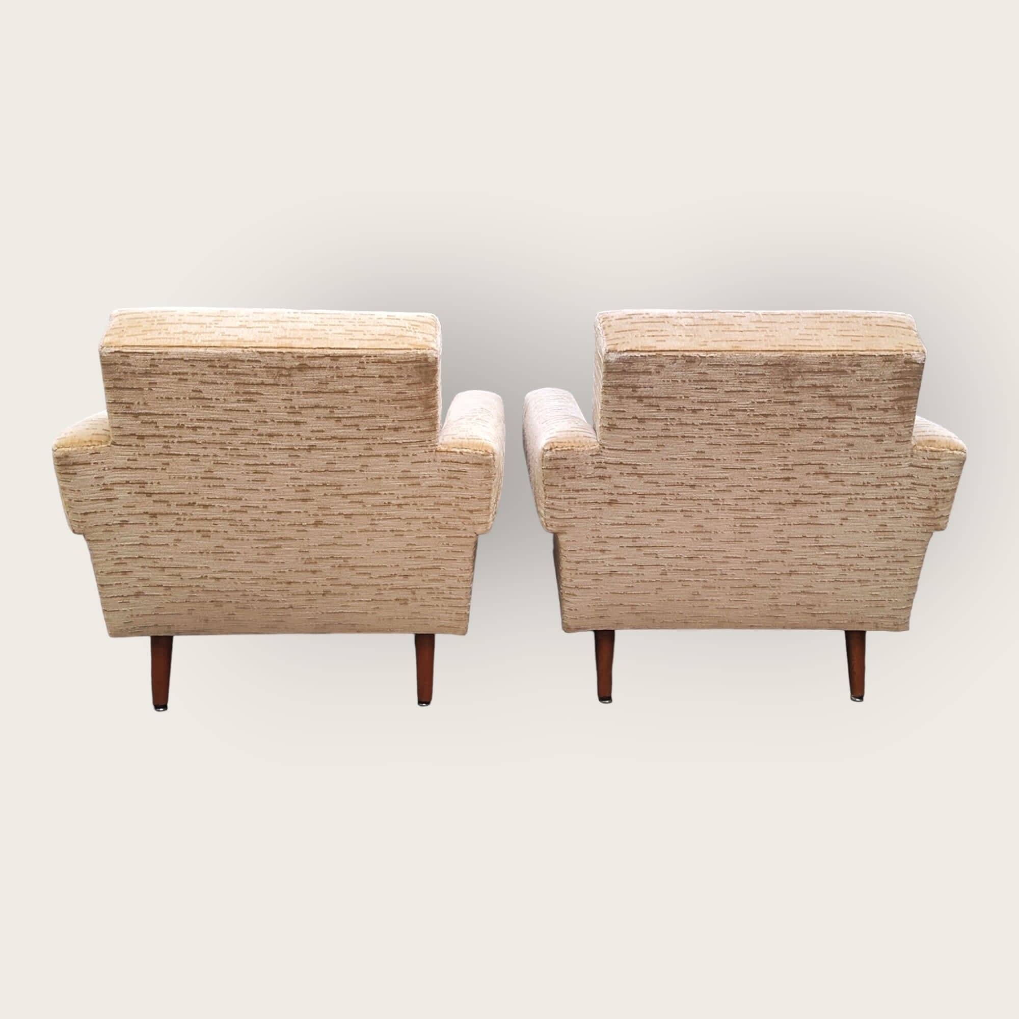 Twee Mid Century fauteuils