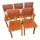 5 vintage chairs by Jens Risom for Knoll