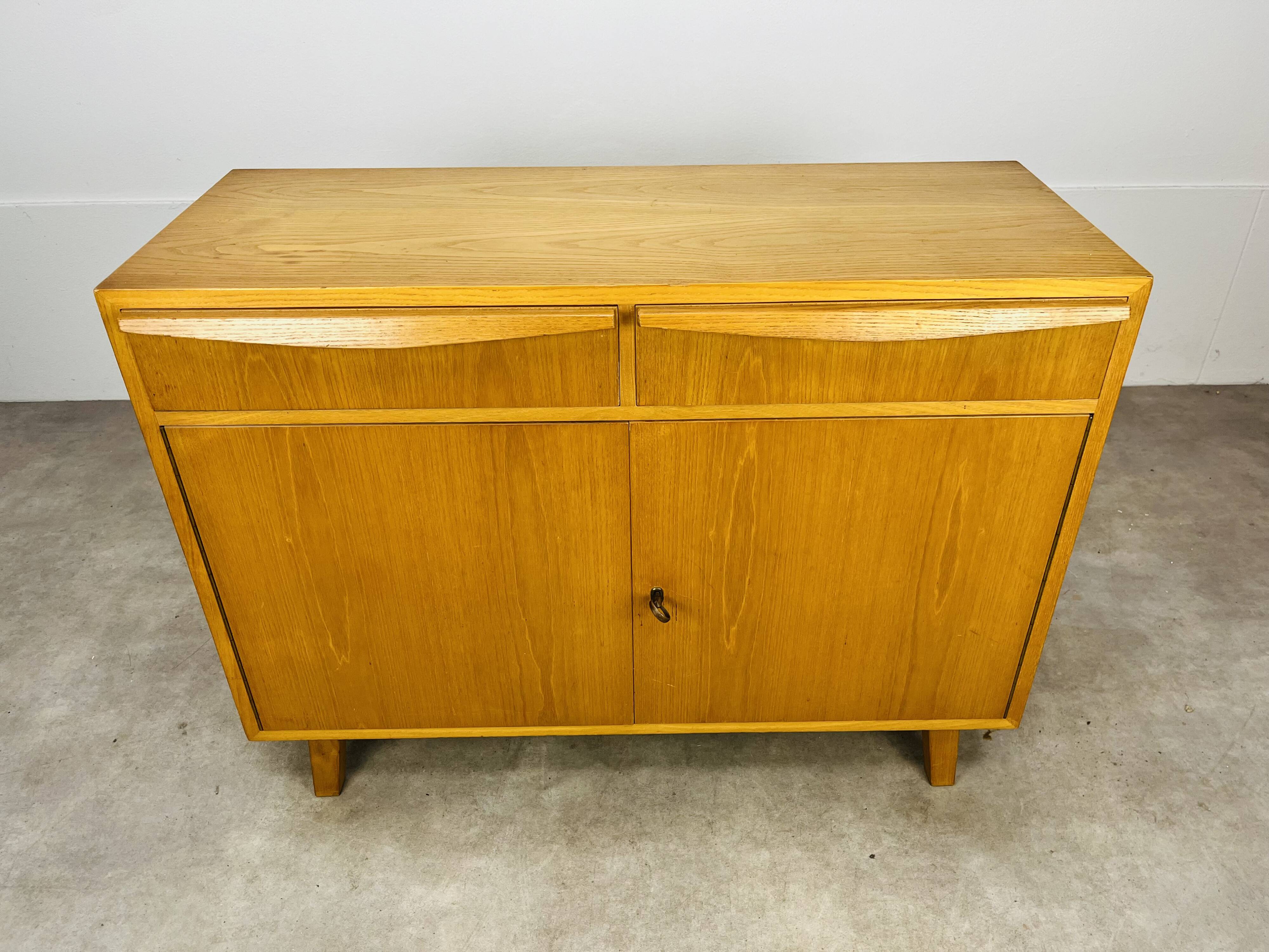 Vintage chest of drawers in Scandinavian style blond wood by Victoria Möbel Switzerland