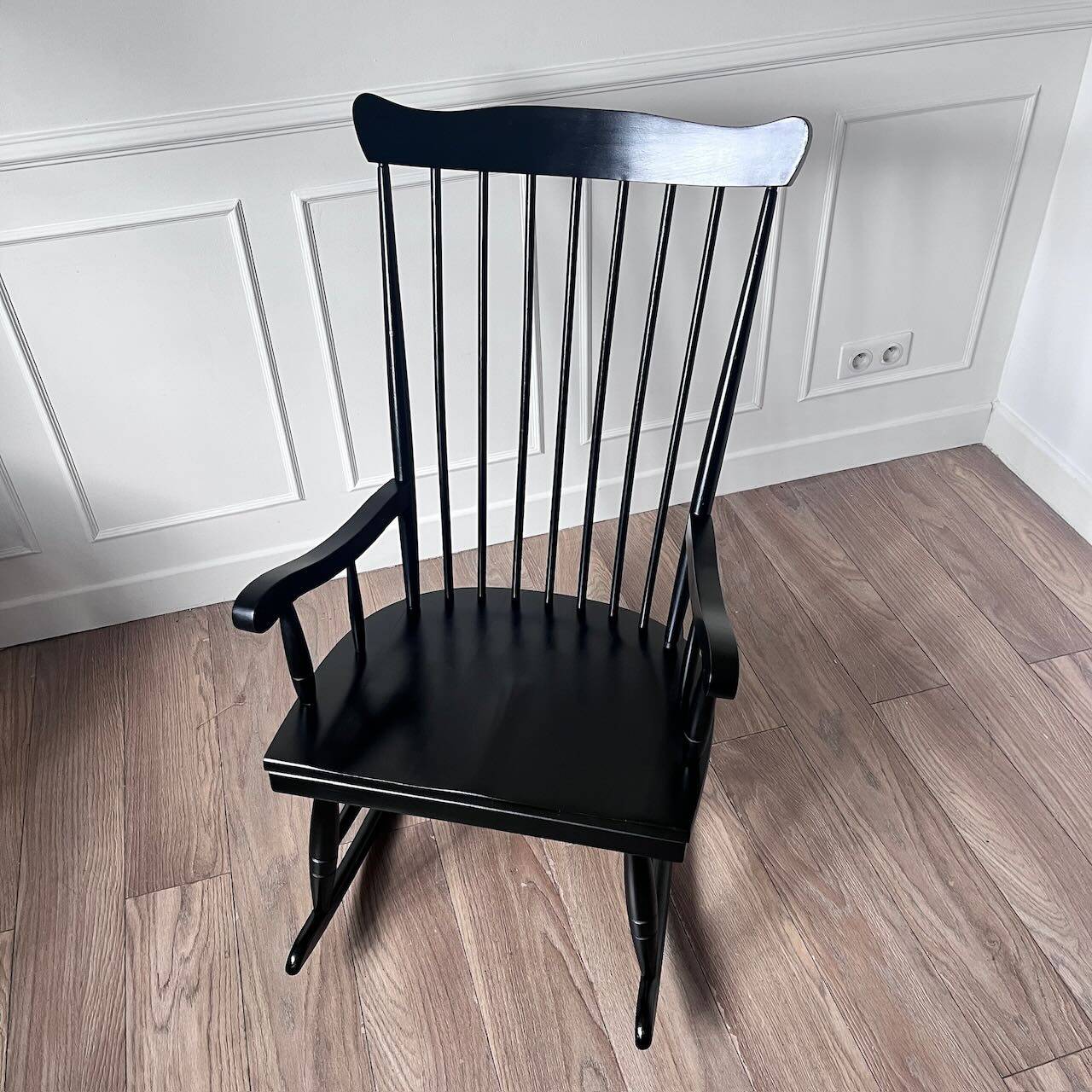 Rocking chair noir