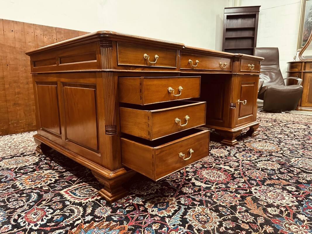 Antique English Desk Partnerdesk