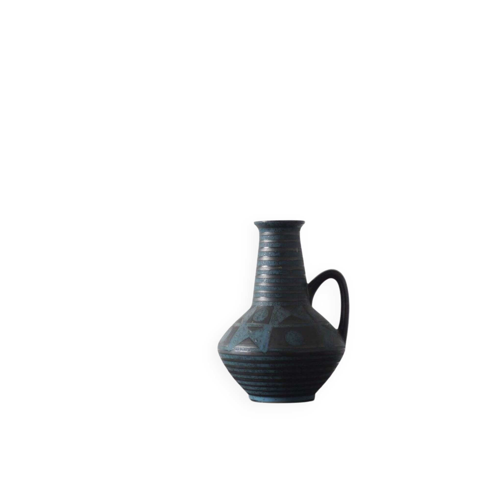 Mid-century ceramic vase decor Ankara design Helmut Scholtis from Carstens Tonnieshof