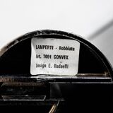 Vase convexe chromé par E. Radaelli pour Lamperti Robbiate Italie 1970