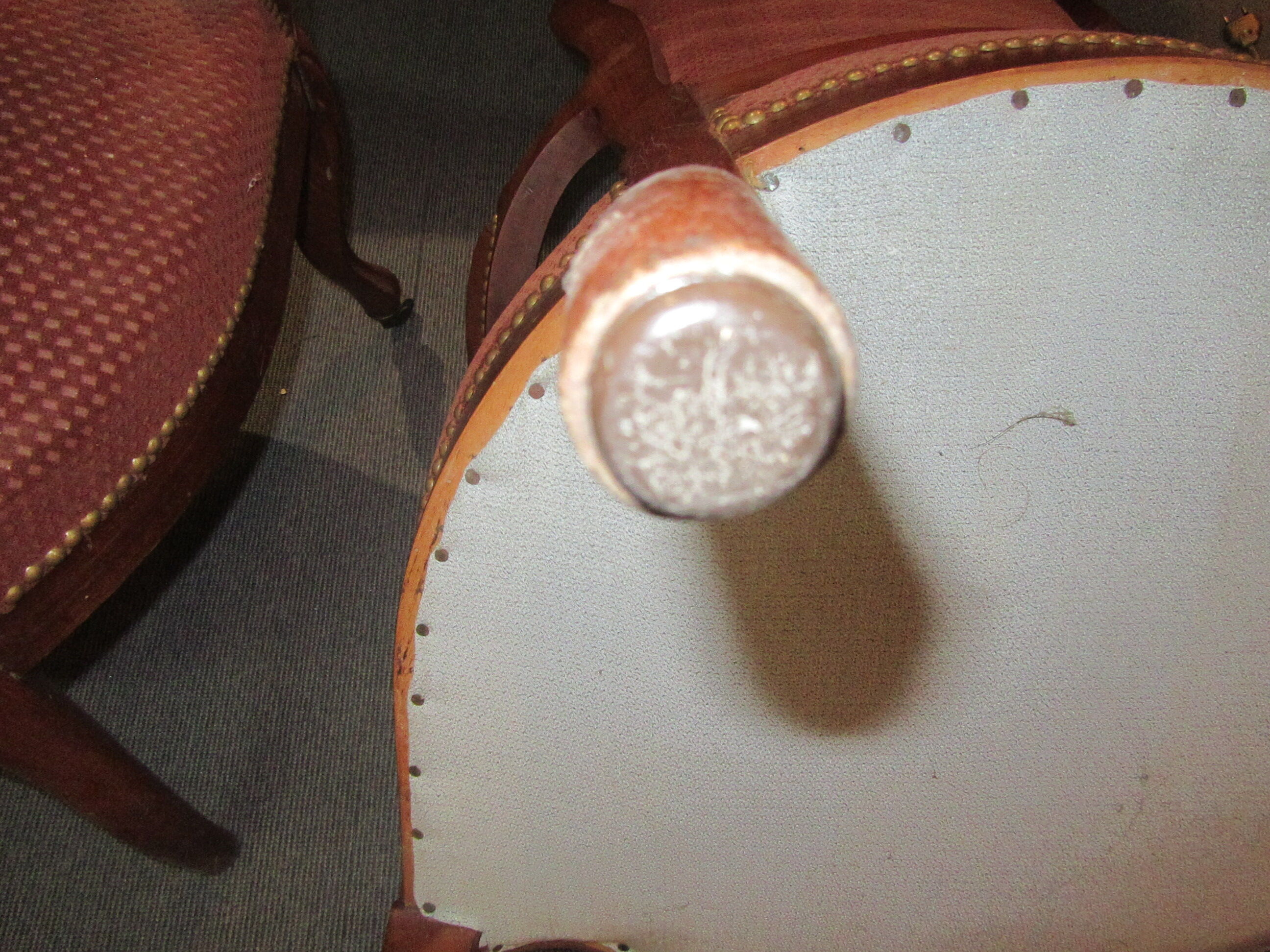 2 mahogany armchairs louis philippe