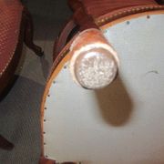 2 mahogany armchairs louis philippe