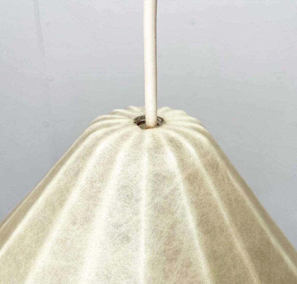 Mid-Century Modern Suspension Cocoon by Friedel Wauer for Goldkant Leuchten, Germany, 1960s