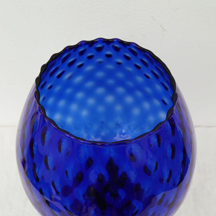 Large vase blue glass king