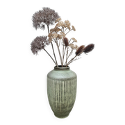 Vintage ceramic textured vase Steuler 'Nature green'