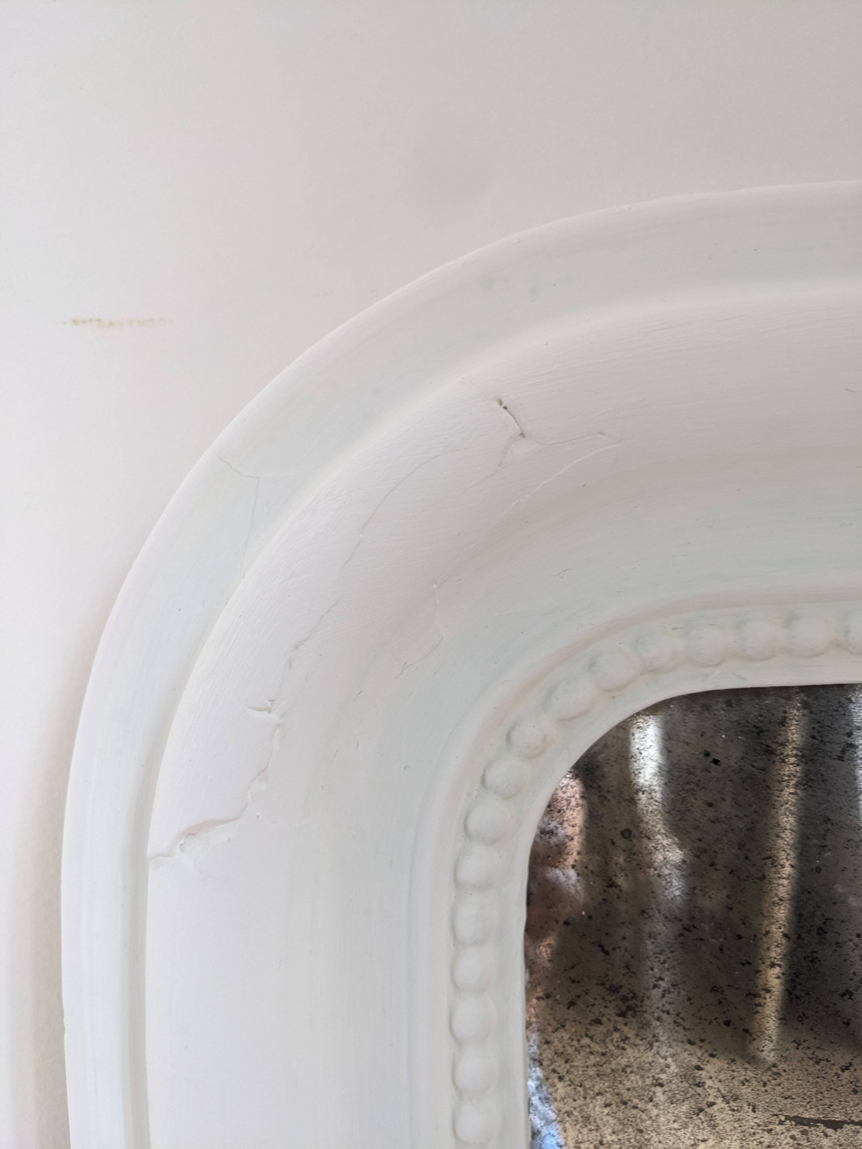 Classic white mirror