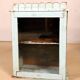 Wall display case - old art deco clock box in burmese teak