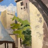 Huile sur panneau vintage
