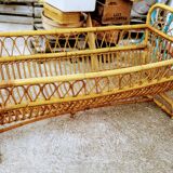 Rattan bed