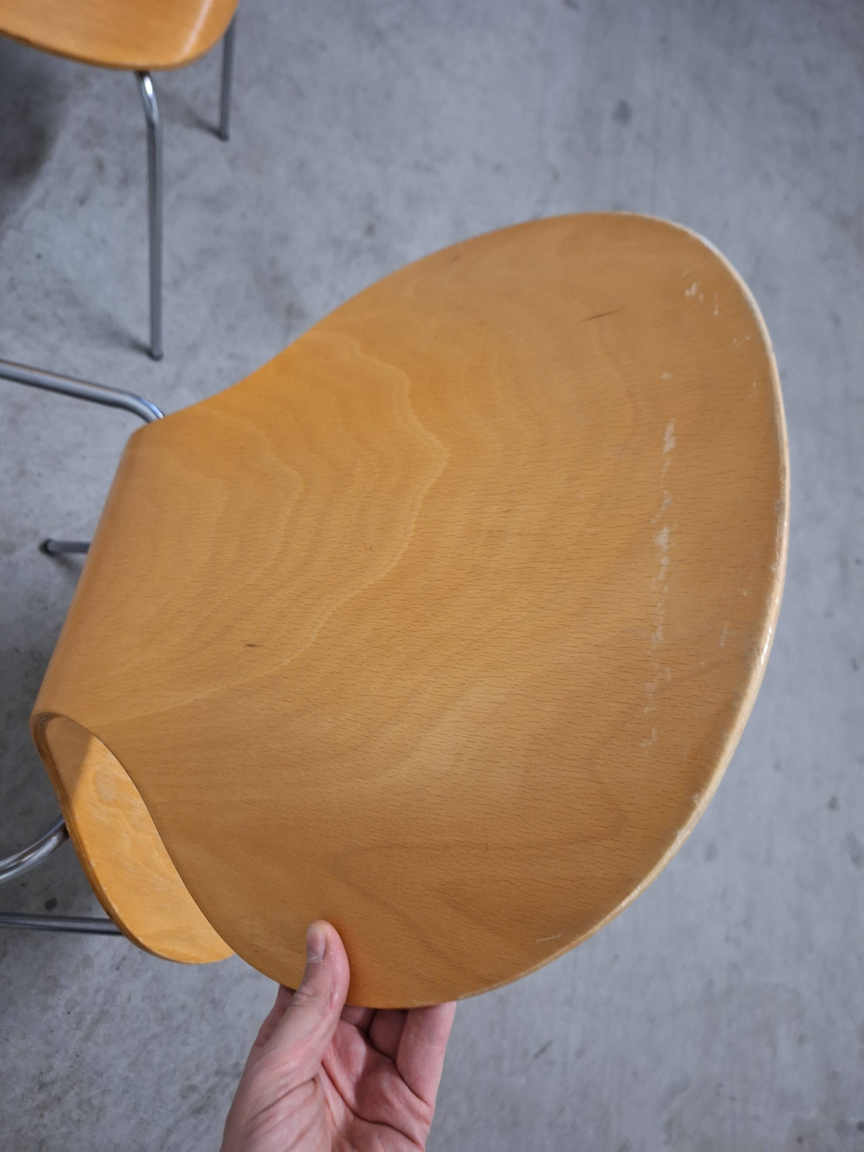 Pair of Vintage Wooden Chairs