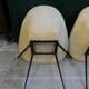 Pair of haired armchairs 1960
